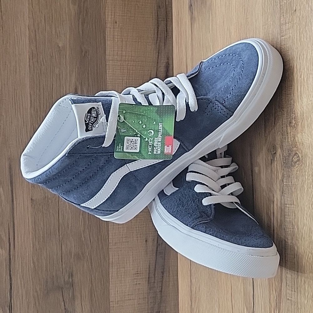 Van's SK8-Hi Brand new in the box authentic uper leather . - Picture 7 of 12